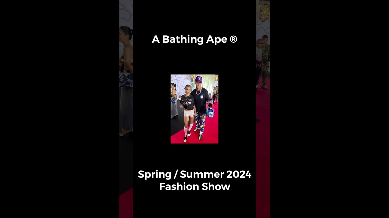BATHING APE FASHION SHOW TOKYO JAPAN 🦍🇯🇵