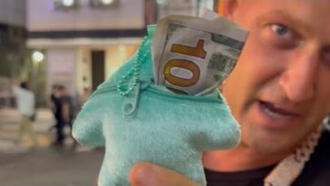 Dropping a loaded wallet on the street in Tokyo Japan....